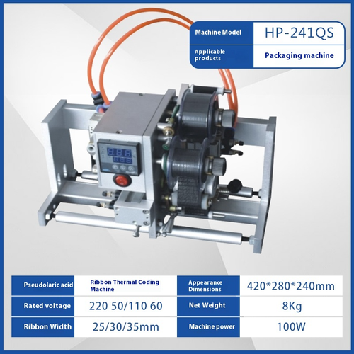 HP-241 Automatic Coding Machine Hot Code Printer for Ribbon Date Batch ...