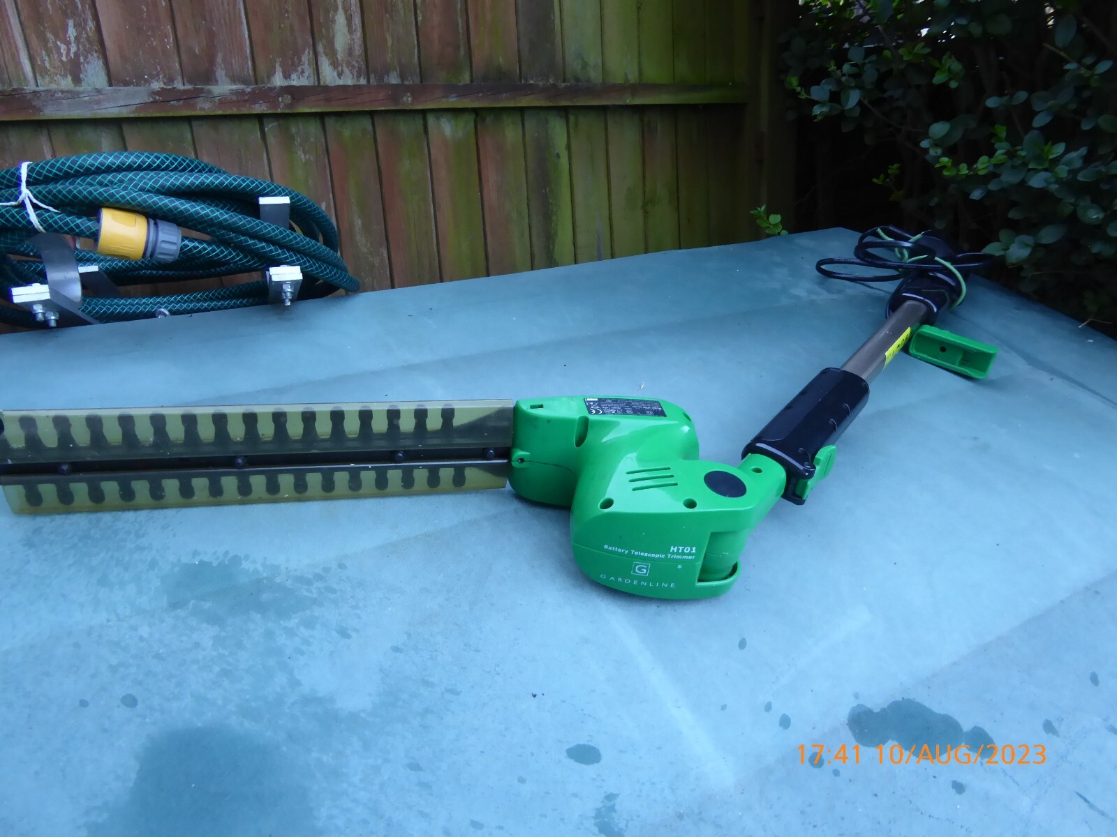 Gardenline Battery hedge trimmer,used eBay