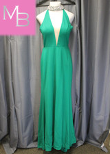 Pre-Love Sherri Hill 50642 Green Formal Prom Dress