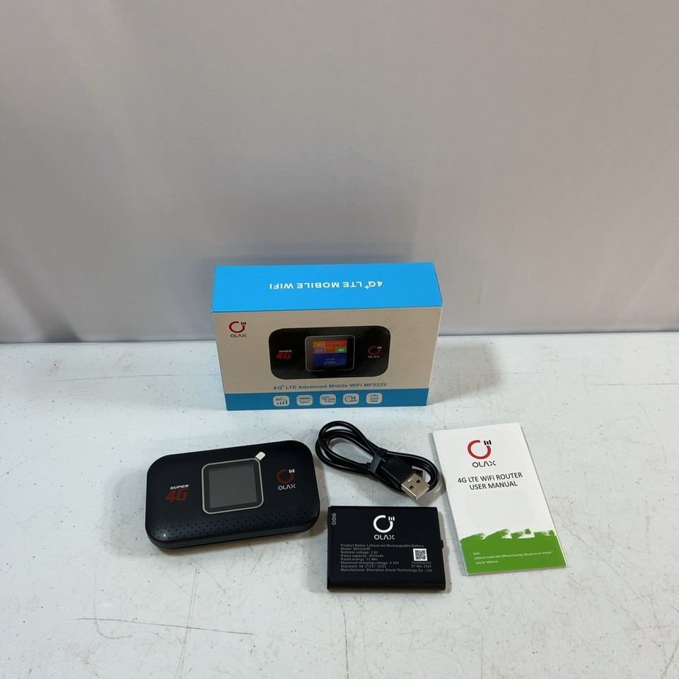 Olax Hotspot 4g LTE Advance Mobile WiFi Hotspot MF955V, USB up to 10