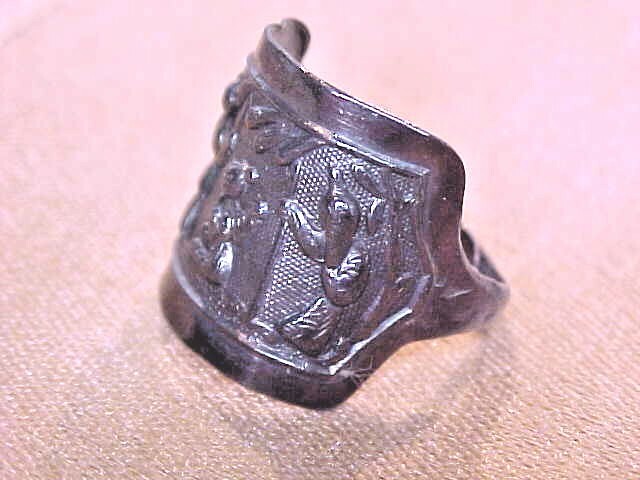 Sterling Opera Ring Adjustable Signed Chinese Sou… - image 3