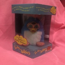 Vintage 1999 Furby Babies New Rare Color Blue Pink Baby Sealed In Box