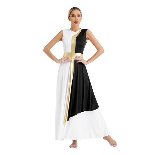 Damen Kostüm Liturgie Kleider asymmetrisch Kleid weiche Kleider lyrisches Gewand - Bild 24 von 68