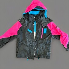Medium Roffe Challenge Ski Snow Jacket 80s 90s USA Womens Ladies Marker Coat