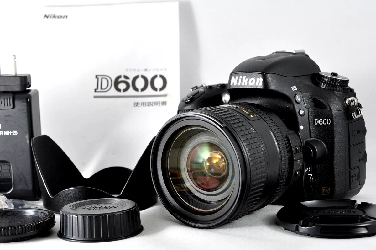 [Near Mint]Nikon D600 Digital SLR Camera w/ AF-S VR 24-85mm From Japan By  DHL FD