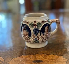 Original Gerzit Castles on the Rhine Wine Mug Gerz Germany