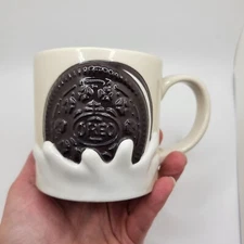 Copco Embossed Oreo Cookie & Milk Mug/Cup by TM and Nabisco