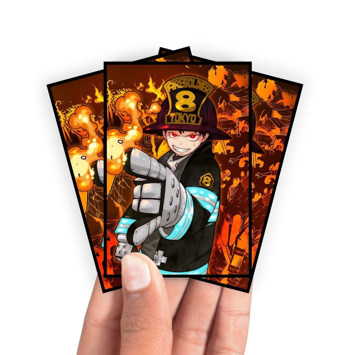 カートリッジ　shin Shinra Kusakabe Card Sleeves - Fire Force | Yugioh | Pokémon | eBay