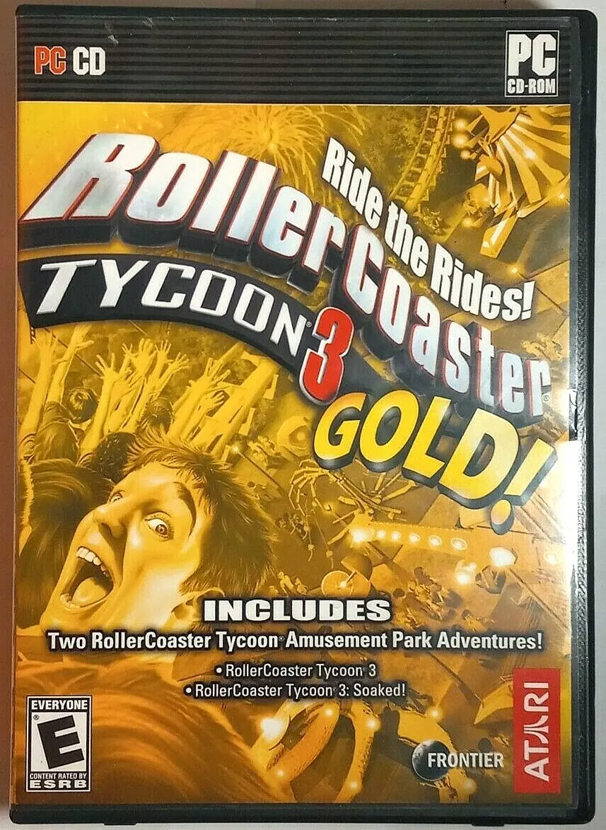 Rollercoaster Tycoon 3 Gold (PC Games) : Video Games 