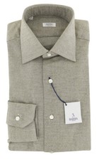 Barba Napoli Gray Solid Cotton Shirt - Slim - 815