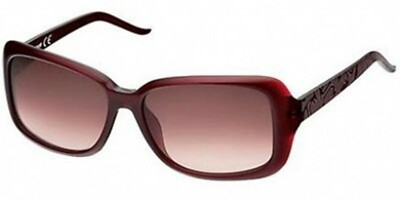 Just Cavalli Burgundy Sunglasses New Just Cavalli JC864S 71S Burgundy Cat Eye Plastic Sunglasses  main image 2