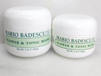 MARIO BADESCU SKIN CARE FLOWER & TONIC MASK - 2 OZ & 1 OZ - LOT OF 2