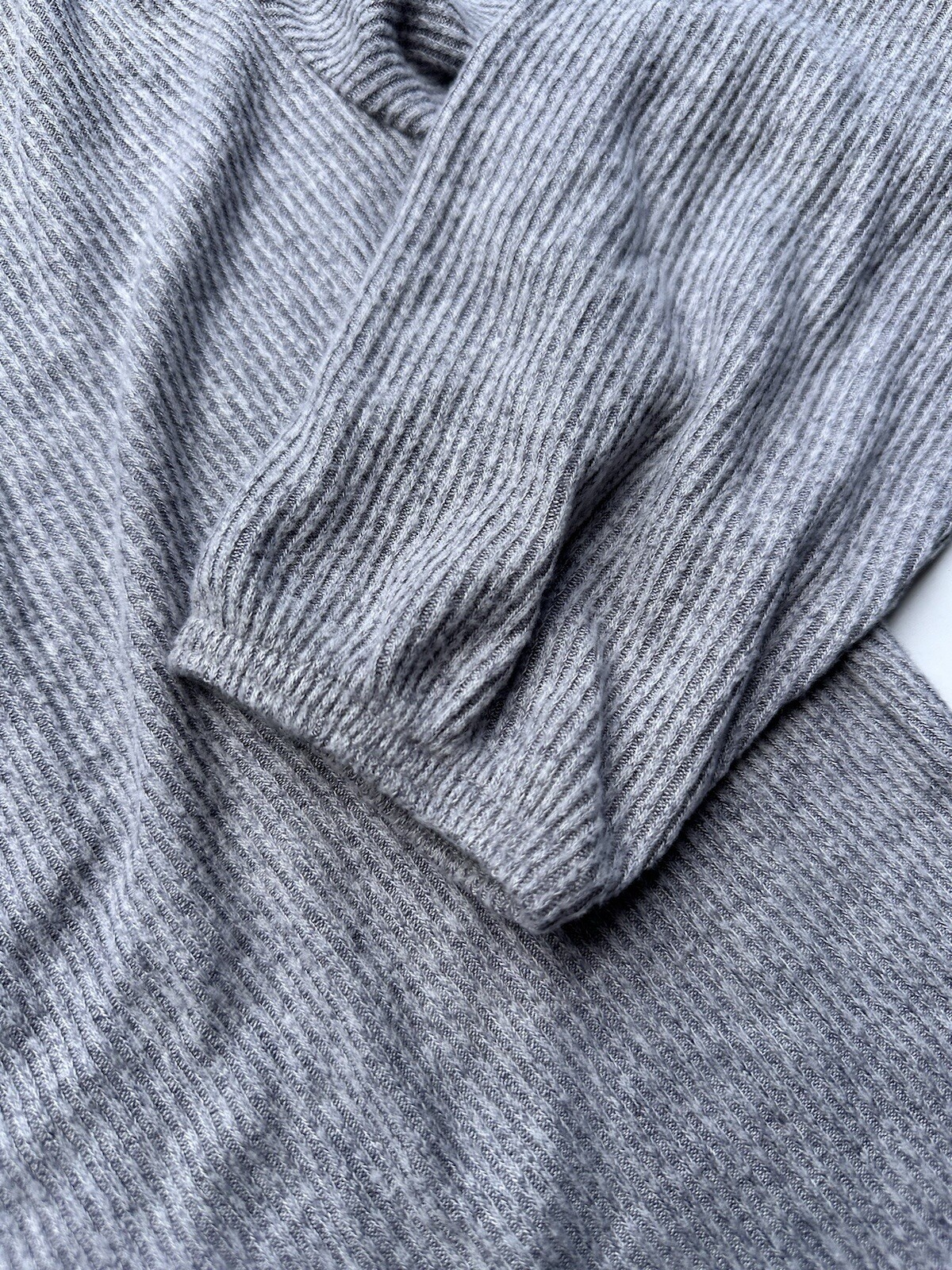 Open Edit Ribbed Cropped Button Down cardigan Ove… - image 7