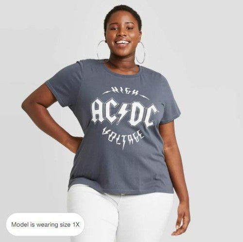 Short Sleeve Graphic T-Shirt AC/DC Size 