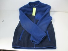 All in Motion Boys Size XL 16 Blue Zip Up Blue Cozy Fleece Jacket