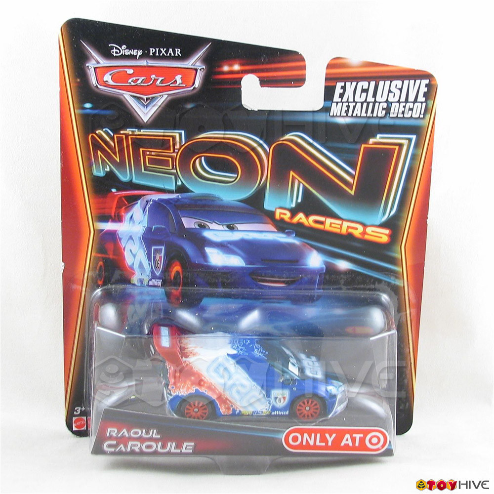 Disney Pixar Cars 2014 Neon Racers - Raoul Caroule - exclusive