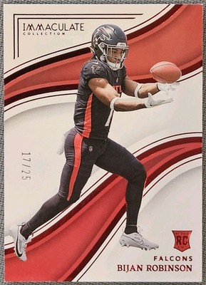 2023 BIJAN ROBINSON IMMACULATE RED 17/25 ULTRA SSP ROOKIE RC #2