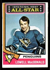 1974-75 Topps Lowell MacDonald #133 - Pittsburgh Penguins