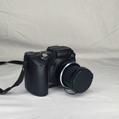Olympus SP-500UZ 6MP Digital Camera 10x Optical Zoom Black Tested Working