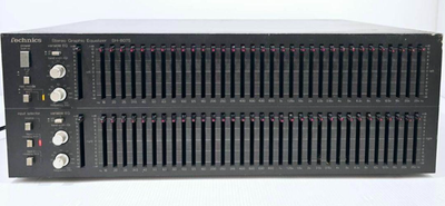 アンプ technics SH-8075 Technics SH-8075 Stereo Graphic Equalizer Audio AC100V 50Hz/60Hz