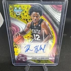 2024-25 Bowman University Best Autograph Josh Hubbard Yellow Lazer Refractor /75