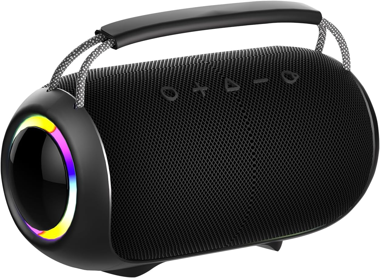 Altoparlante Bluetooth LED Portatile - Cassa Wireless con Luci Ritmate
