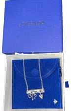 Silpada Sterling Silver Bar Chain with Dangling Heart Charms