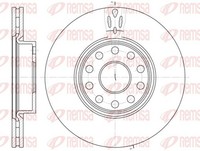 2X Remsa Bremsscheibe 6478.10 FüR Lancia 10 Sw Kappa 281Mm 20V 838AA1AA 838AG1AA