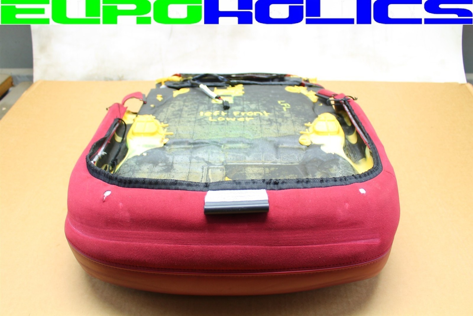OEM Maserati M157 Ghibli 14-17 Left Front Driver Lower Bottom Seat Cushion RED