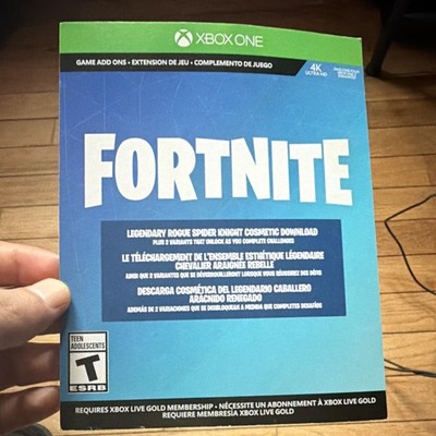 Fortnite (Unused) Rogue Spider Knight Cosmetic Download Xbox One Game Card 
