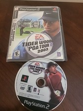Tiger Woods PGA Tour 2003 Sony PlayStation 2 PS2 Disc And Booklet Missing Case 