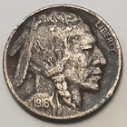 1916-P Buffalo Nickel Philadelphia Mint 5¢ - Circulated - Corroded