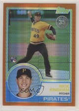 2018 Topps Silver Pack 1983 Design Chrome Orange 23/25 Nick Kingham #149 0c2