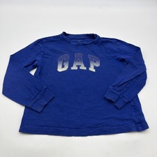 Gap Kids Boys Sweatshirt S Blue Graphic Print Logo 100 Cotton. 45635