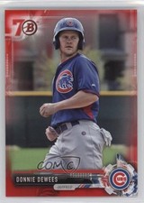 2017 Bowman Prospects Red 70th Anniversary Donnie Dewees #BP108 2r7