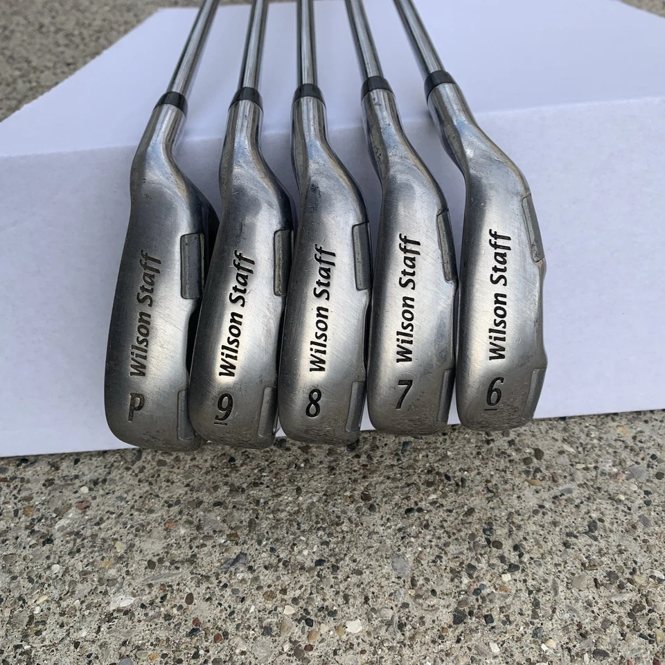 Wilson Staff Progressive 6-PW Iron Set Steel Shaft Uniflex Right Handed - Image 2 of 4