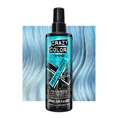 Crazy Color Pastel Spray Bubble Gum 250ml temporary pastel hue different colors