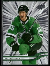 2025-26 Upper Deck #302 Thomas Harley Dallas Stars Outburst Silver Hockey Card