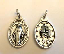 Catholic Miraculous Medal (Latin) - Made in Italy