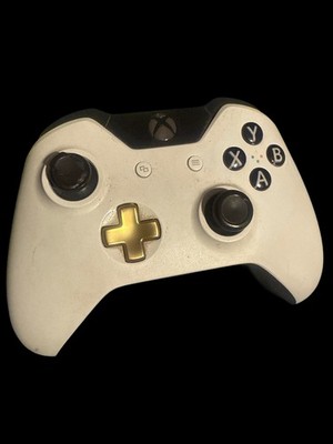 Microsoft Xbox One Wireless White With Gold Buttons Controller