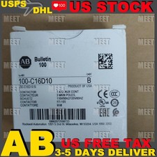 Allen-Bradley 100-C16D10 16 AMP 120VAC COIL IEC Contactor New Factory Sealed