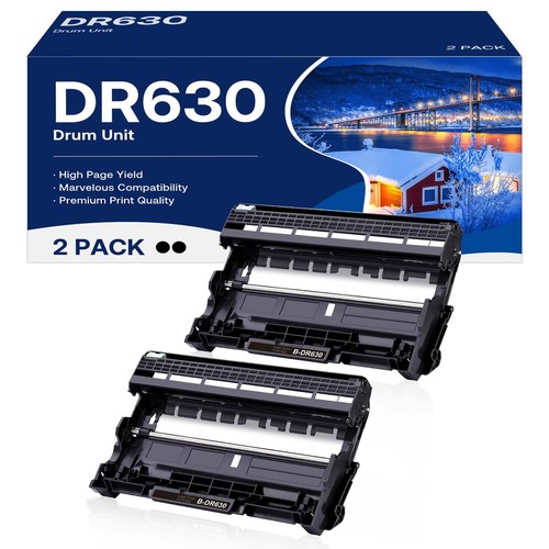 DR630 Drum Unit High Yield Compatible for Brother DR 630 DR-630 Replacement f...