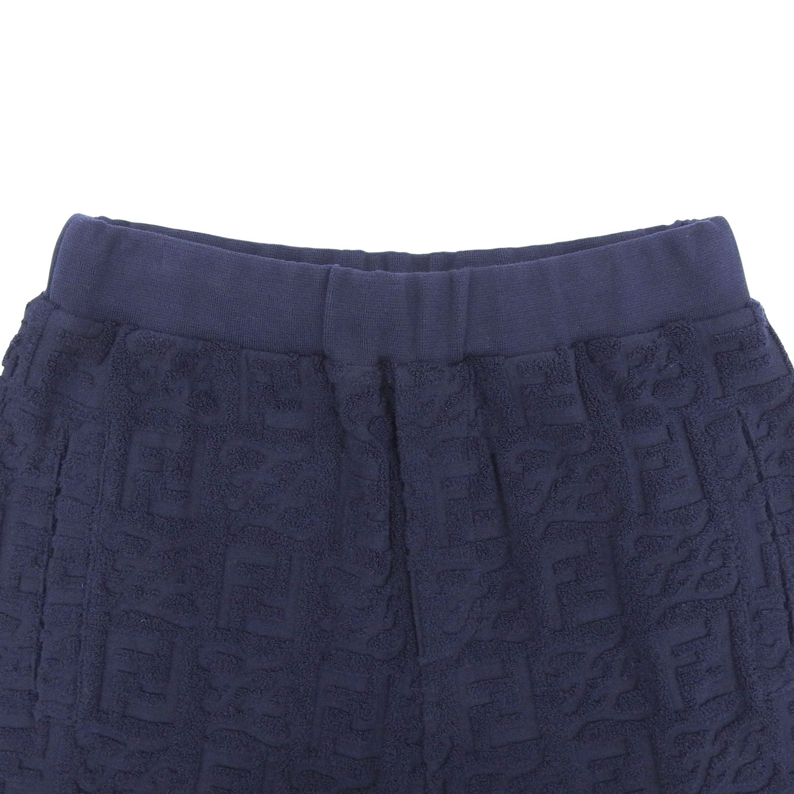 FENDI FB0689 Men's Shorts Unused Cotton Navy Size 44 Italy thumbnail 3