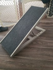 Adjustable Heights Dog Pet Ramp for Bed Sofa Car Foldable Stairs Non-Slip Ramp
