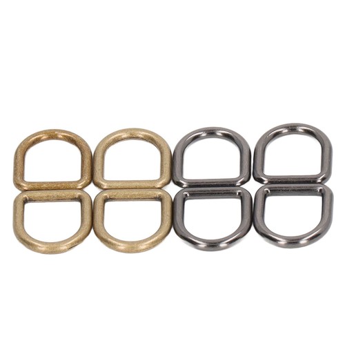 120pcs D Rings 60pcs Bronze 60pcs Silver Black Semicircle Seamless Welding Z HOT - Picture 4 of 12