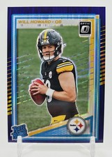 2025 Panini Donruss Optic - Will Howard #233 Purple Shock Rated Rookie Prizm