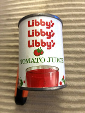 Toy Size/Display Size Libby's Tomato Juice Can. Diameter 3" x 2" base