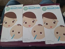 3 Pack Fridababy Nose Frida the SNOTSUCKER with 4 Filters Each