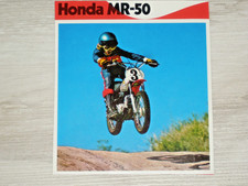 1975 Honda MR50-K1 MR50 Elsinore MX Motocross Dirt Bike Sales Brochure
