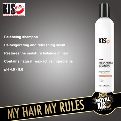 Kappers KIS Daily KeraControl Shampoo 300 ml pflegender Reiniger UK FACHHÄNDLER